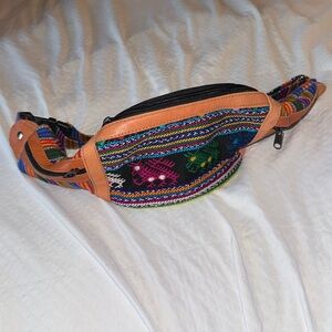 Aztec pattern belt bag